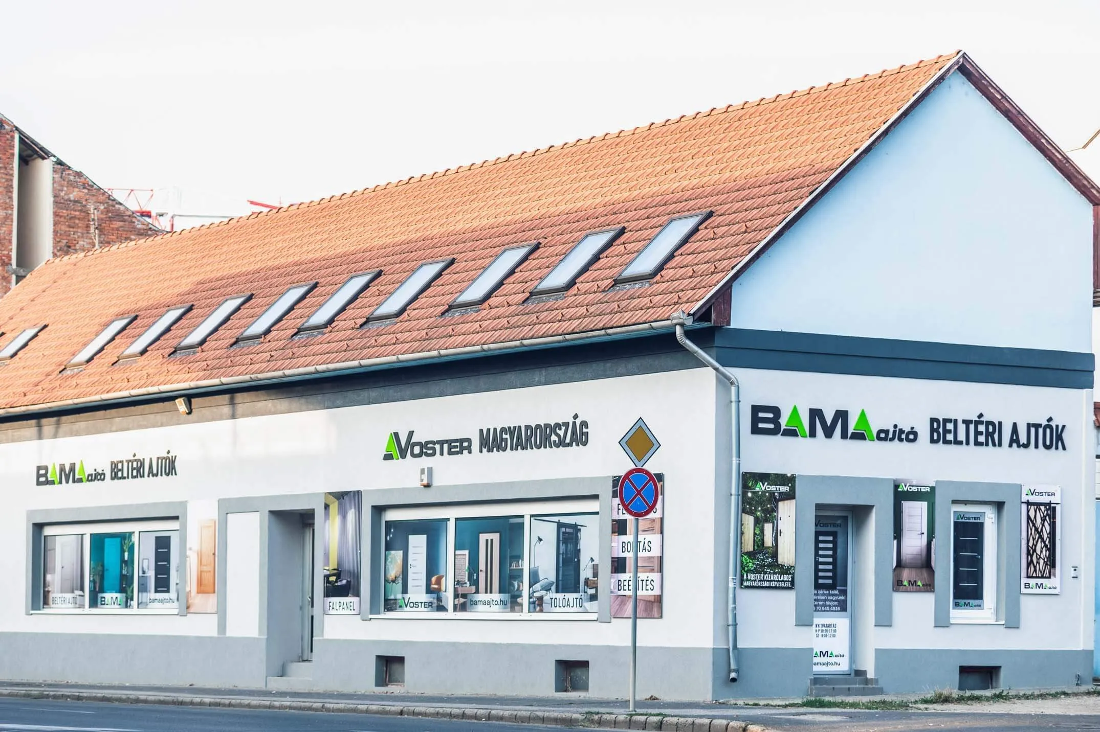 A BaMa ajtó és Voster Magyarország bemutatóterme Miskolcon, a ••••••• ••••• utcában